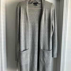 Gray cardigan